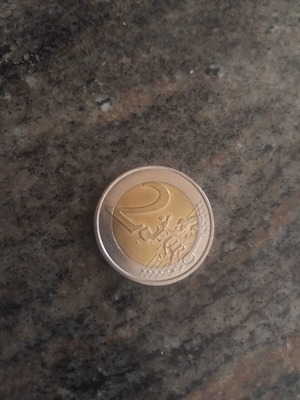 Monaco 2 Euro commemorative coin used