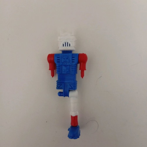 Vintage Kinder Surprise Joy robot figures used, set from the 80s