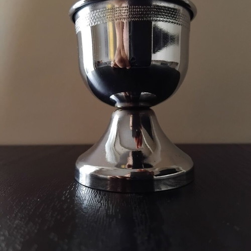 London Emblem Trophy used, 1960s metal souvenir