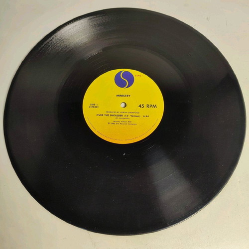 Ministry Over The Shoulder vinyl used, electronic music