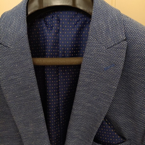 Berto Lucci men's suit like new, jacket, shirt and chino pants