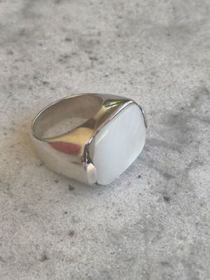 Silver ring 925 used, size 55