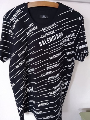 Balenciaga short sleeve T-shirt, black, XL