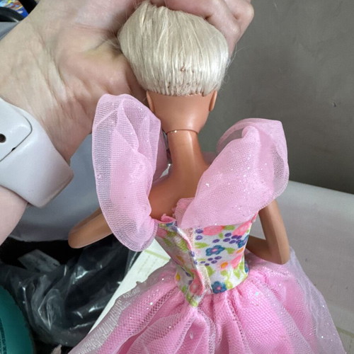 Barbie doll vintage used with Songbird dress