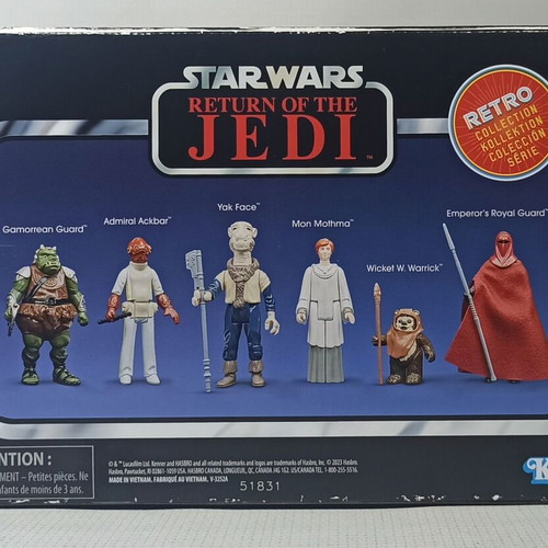 Star Wars Retro Collection Return of the Jedi Multipack 6 Figures new