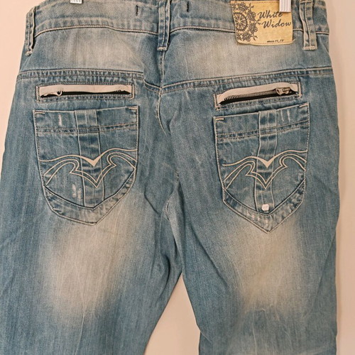 White Widow men's jeans like new, vintage denim, size XL