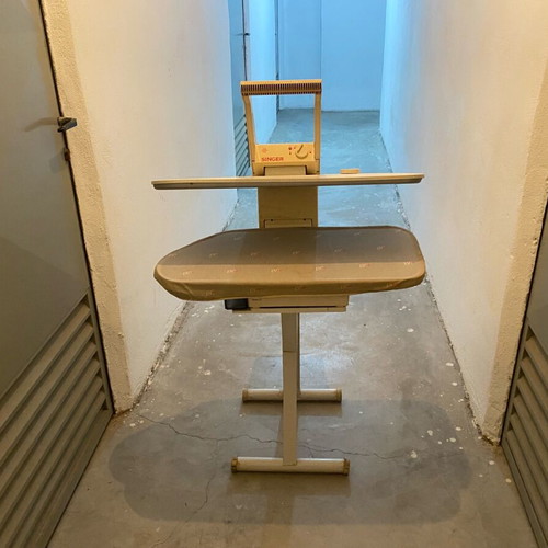 Singer ironing press used