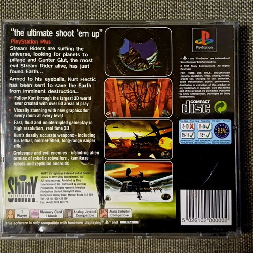 MDK PlayStation (PS1) game used, English version