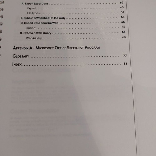 Microsoft Office Excel 2003 - Level 2 used