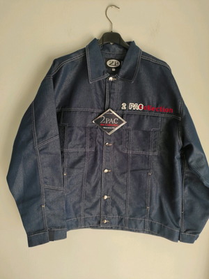 2 pac vintage denim jacket brand new, size XL