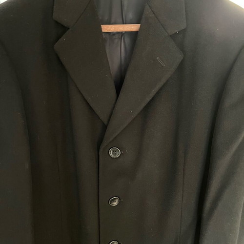 Armani coat black like new, one size