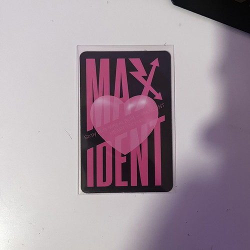 Stray Kids Changbin Maxident photocard HEART Ver.