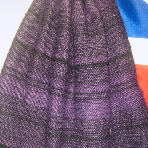Boho Hippie backpack used, black and purple