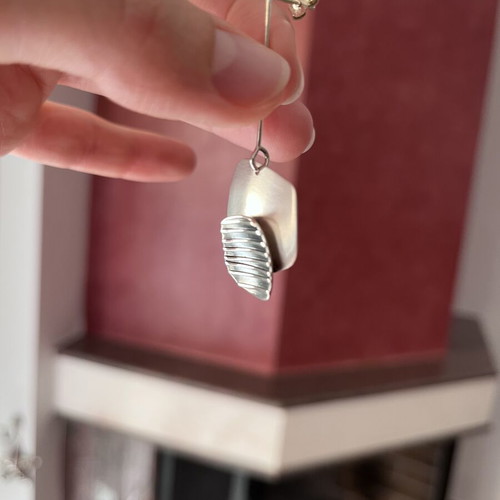 Damianos Statement handmade silver earrings 925