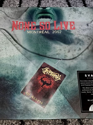 Cryptopsy None So Live LP, Svart Records 2022 edition, sealed