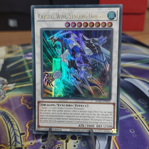 Crystal Wing Synchro Dragon V.2 Ultra Rare card