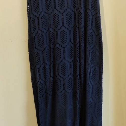 Blue dress like new with mako lining, size XL