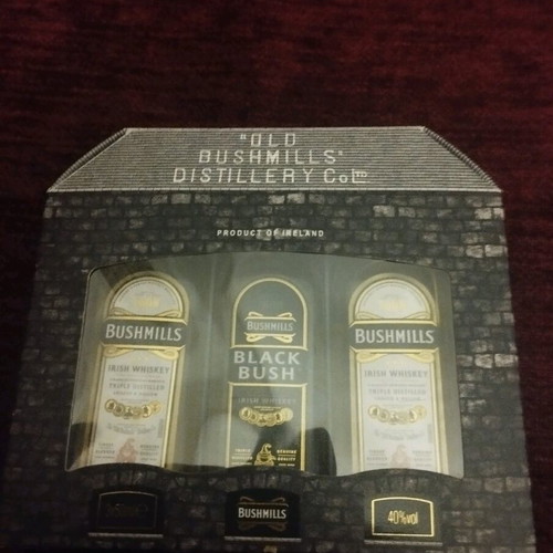 Bushmills Miniature gift pack 3×5cl made to order