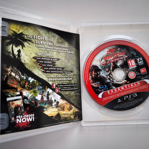 Dead Island Game of the Year Edition PS3 game like new