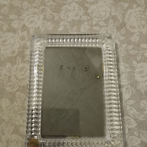 Vintage Cristal d'arques France Lead Crystal Frame like new