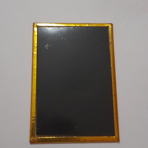 Saint George the Trophy-Bearer Magnet new, decorative purple and gold frame