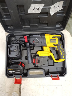 Cordless hammer drill 48 volt with 2 batteries new