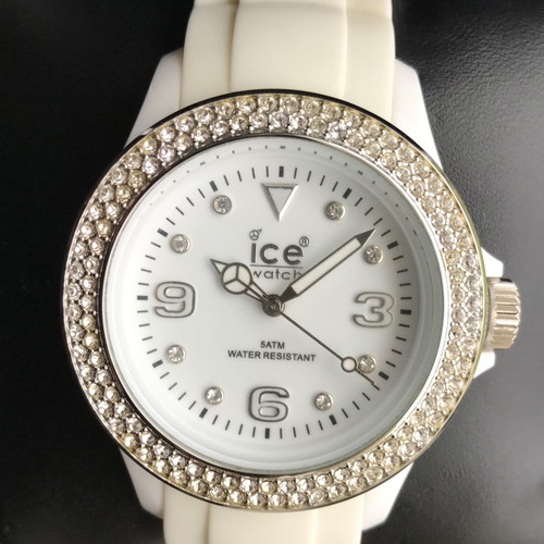 Ice-Watch Stone White Swarovski women's watch new 43mm