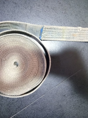 Tie-down strap used, 11 meters
