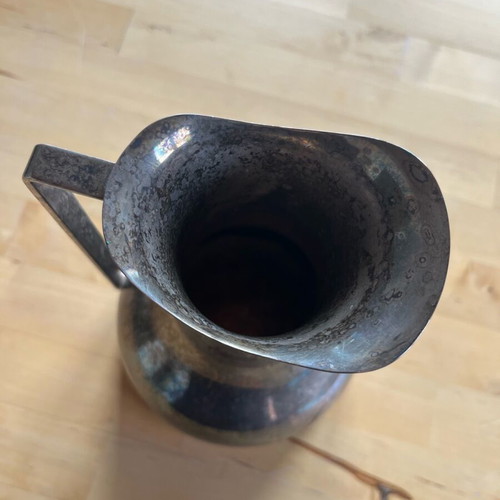 Silver plate sealed pitcher used