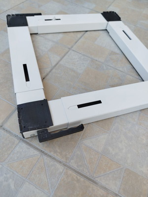 Washing machine dryer roller base