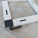 Washing machine dryer roller base