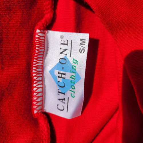 Top used red with 3/4 sleeve, size S/M
