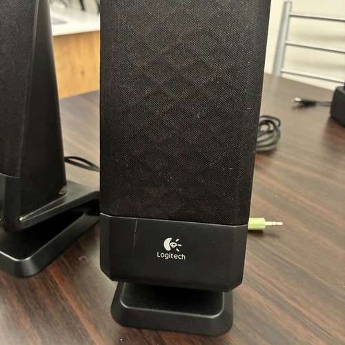 Logitech Z150 computer speakers used, stereo set 2.0