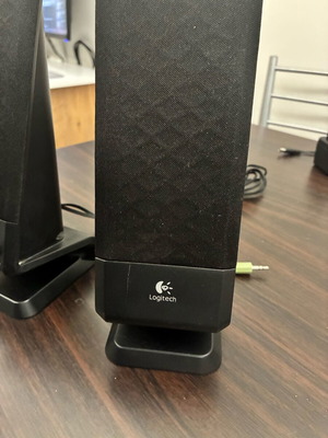Logitech Z150 computer speakers used, stereo set 2.0