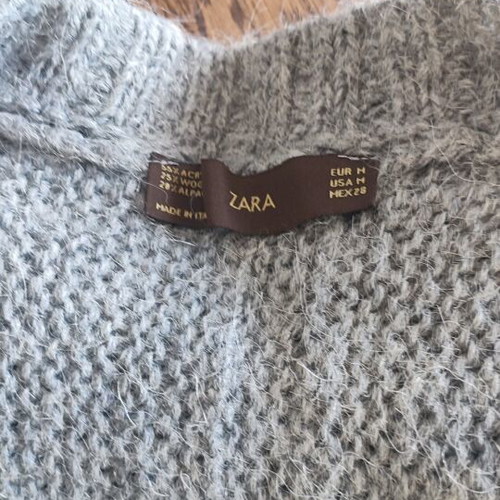 Zara bolero like new, gray, size M