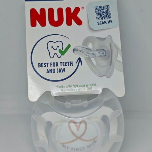 NUK My First NUK silicone pacifier 0–6 months like new