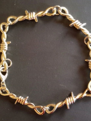 Gothic chain bracelet 19 cm new