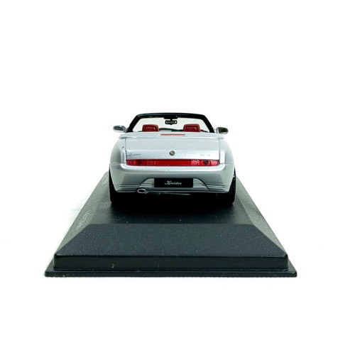Alfa Romeo Spider 3.2 V6 24V 2003 Silver 1:43 Minichamps Diecast Model New
