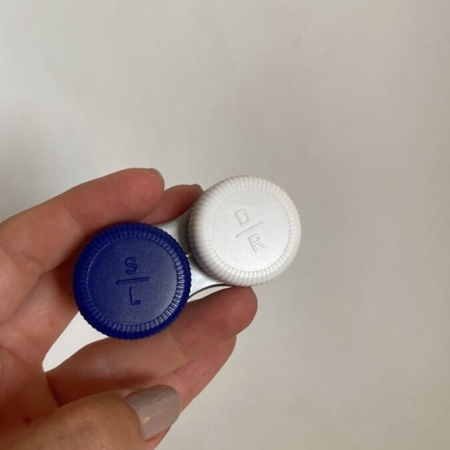 Contact lens cases new, pack of 2