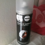 Acrylic varnish spray like new, suitable for wood and plastic