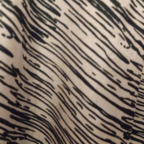 H&M dress used, black and white, size XL