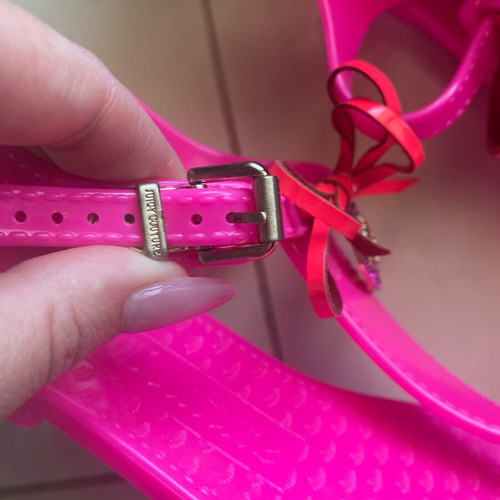 Juicy Couture women's sandals new, fuchsia, size 38