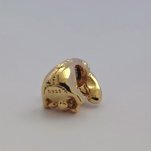 Charm Disney Winnie the Pooh new, silver with red enamel