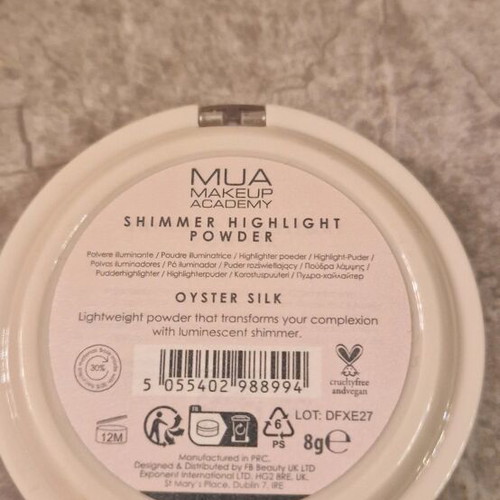 MUA Highlighting Powder Oyster Silk like new