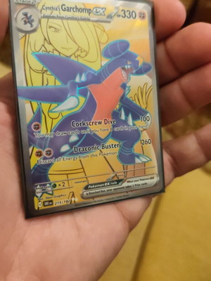 Pokémon Garchomp ex shiny card new