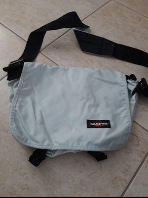 Eastpak messenger bag used, turquoise