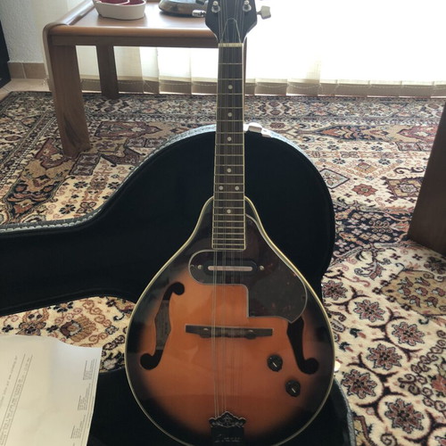 Ibanez Mandolin M51E-BS like new with case and strap