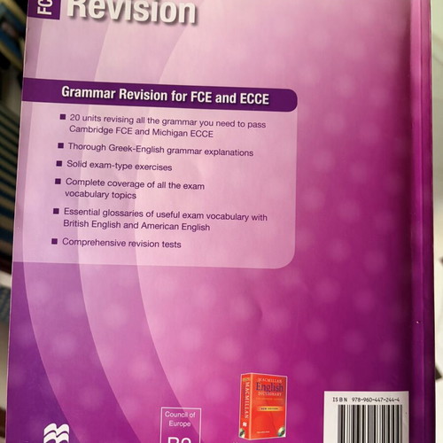 FCE Grammar Revision book like new