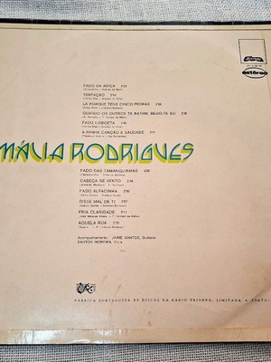 Amália Rodrigues Fado LP, παραδοσιακή μουσική