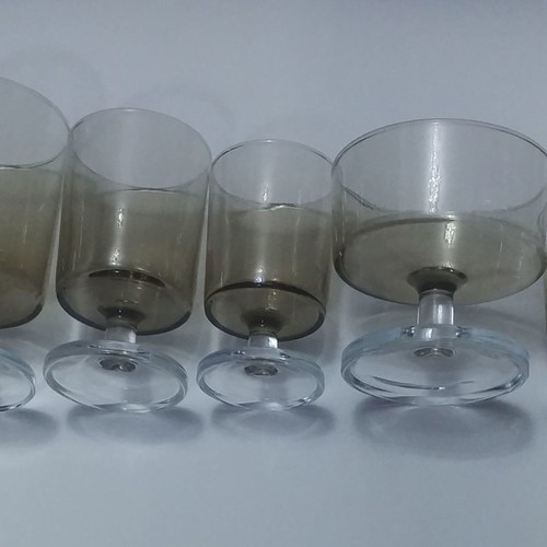 Luminarc Cristal D'arques Durand Cavalier stemmed glasses France 30 pieces new